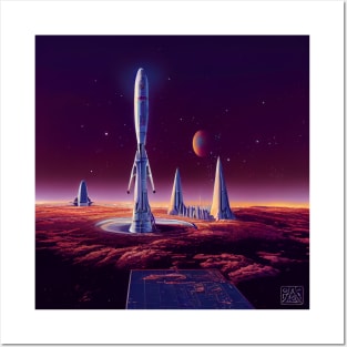 Interplanetary Spaceport Posters and Art